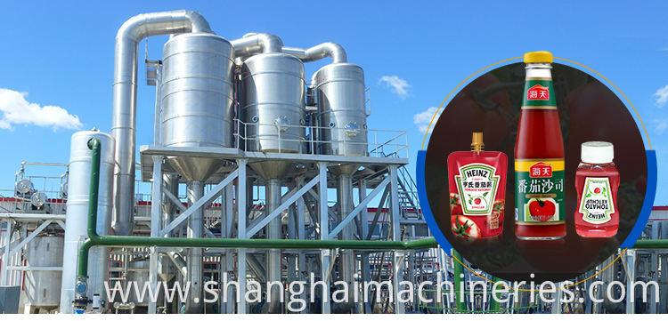 turnkey tomato concentrate paste ketchup production line